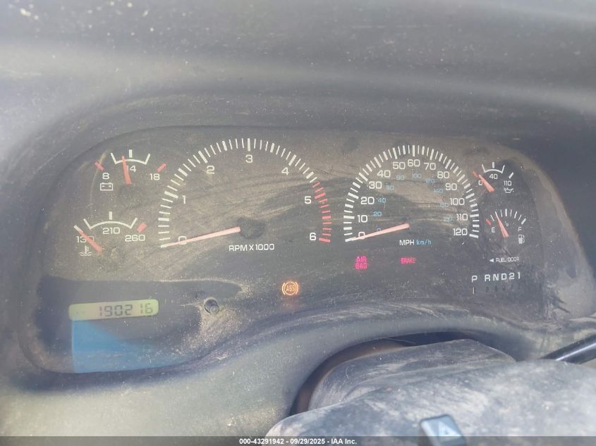 1998 Dodge Dakota Slt/Sport VIN: 1B7FL26X2WS753317 Lot: 43291942