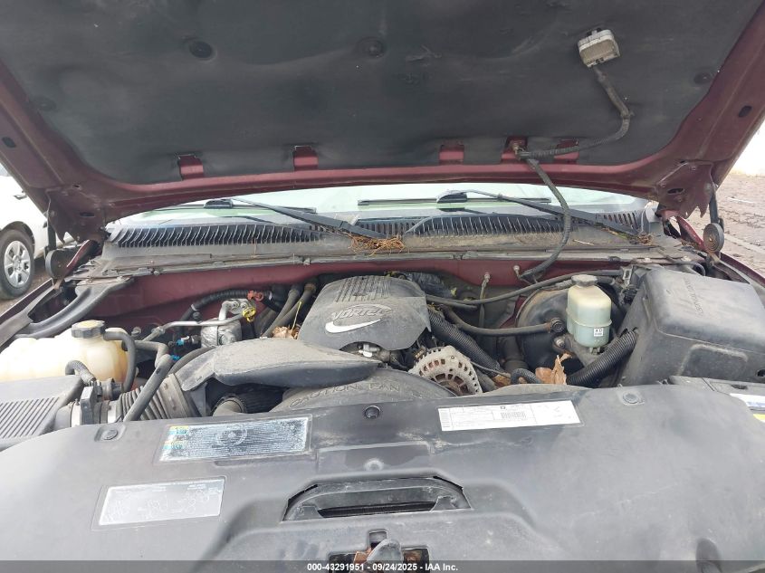 2001 Chevrolet Silverado 1500 Ls VIN: 2GCEC19T211395885 Lot: 43291951