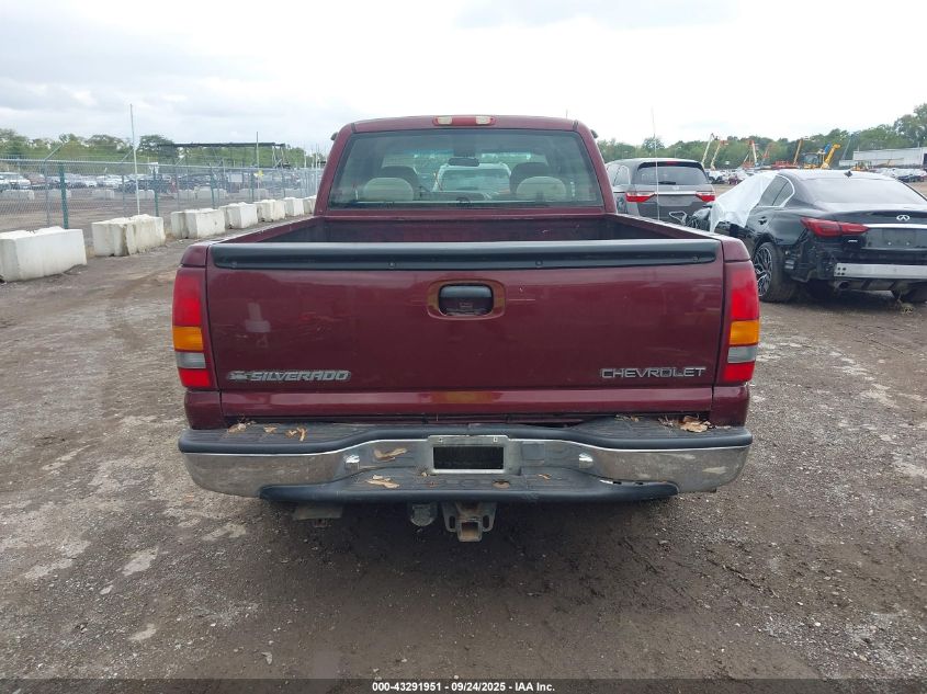 2001 Chevrolet Silverado 1500 Ls VIN: 2GCEC19T211395885 Lot: 43291951