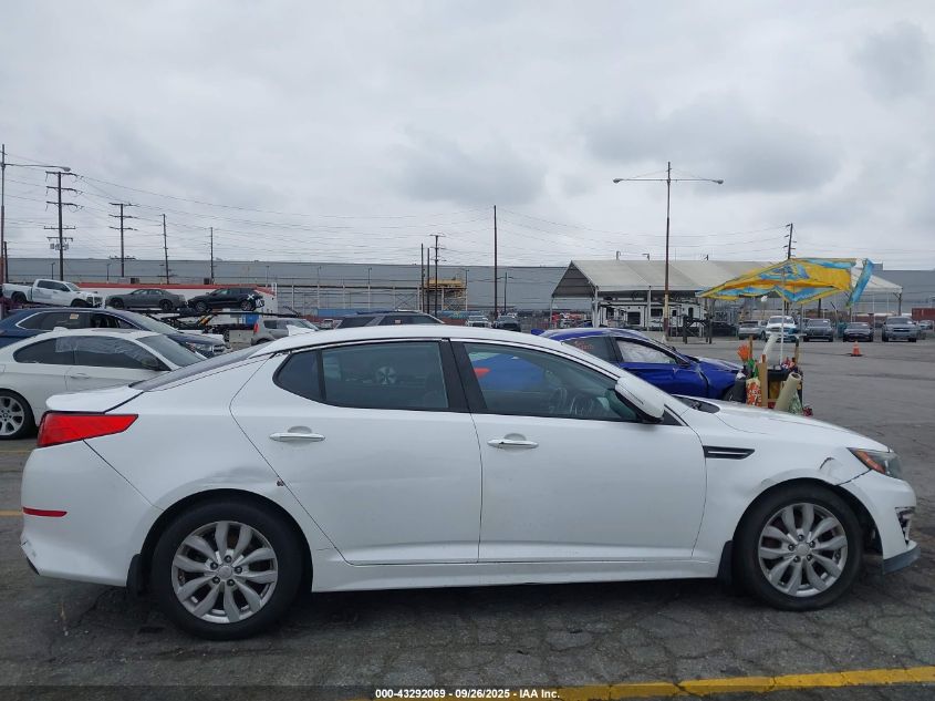 2015 Kia Optima Lx VIN: 5XXGM4A70FG506103 Lot: 43292069