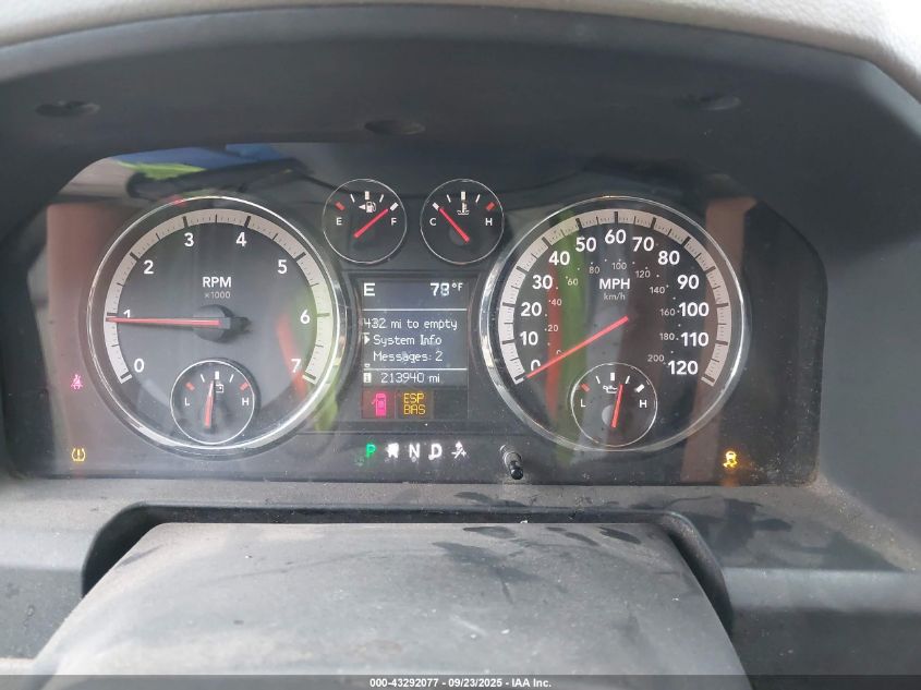 2009 Dodge Ram 1500 Slt/Sport/Trx VIN: 1D3HV13T59J513565 Lot: 43292077