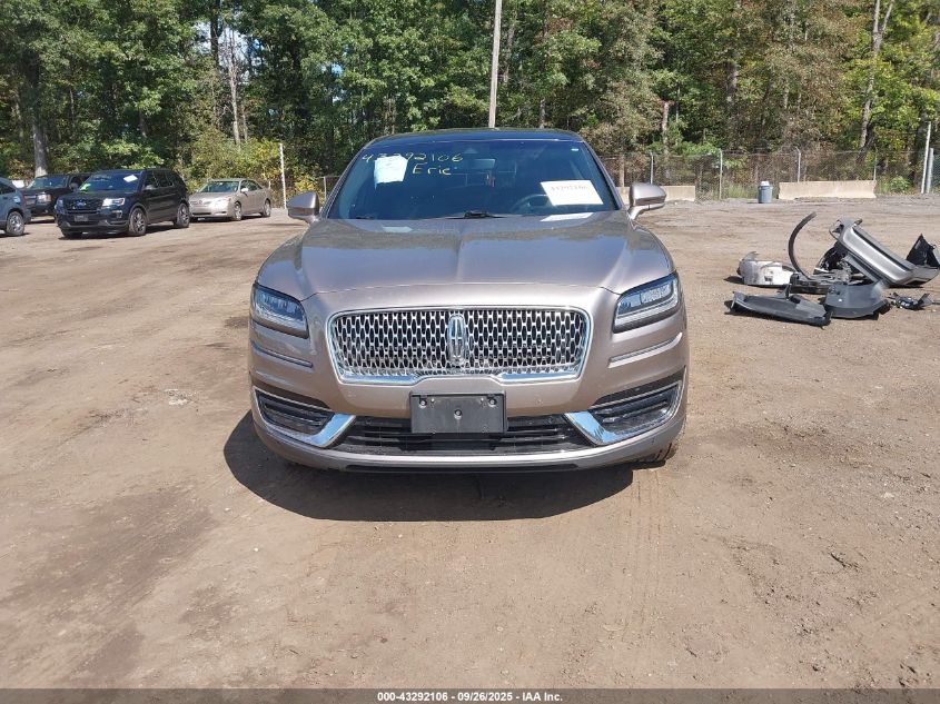 2019 Lincoln Nautilus Reserve VIN: 2LMPJ8LP3KBL27996 Lot: 43292106