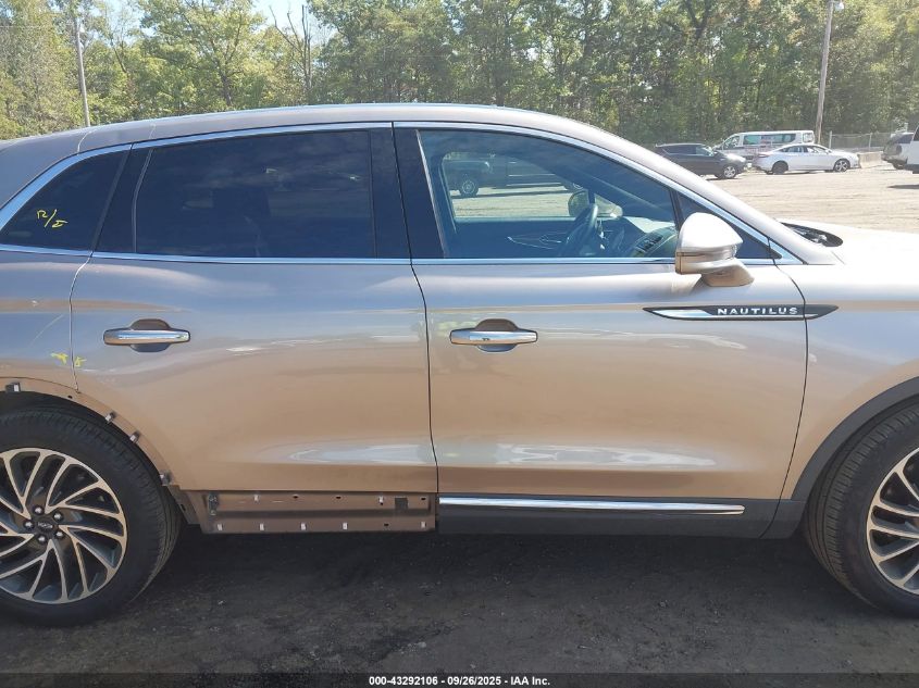 2019 Lincoln Nautilus Reserve VIN: 2LMPJ8LP3KBL27996 Lot: 43292106