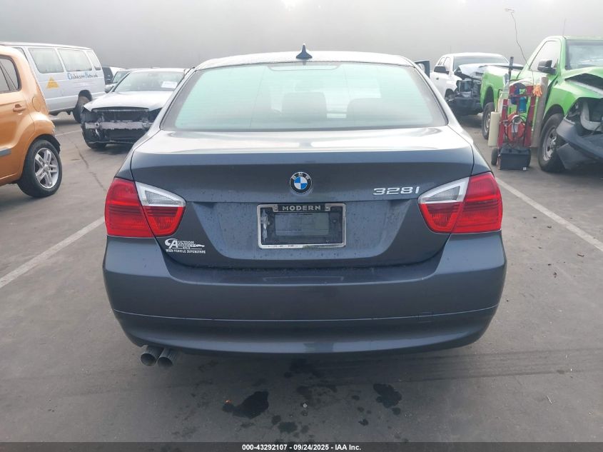 2007 BMW 328I VIN: WBAVC53507FZ74485 Lot: 43292107