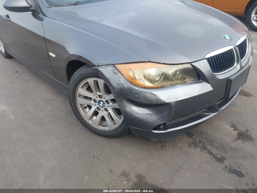 2007 BMW 328I VIN: WBAVC53507FZ74485 Lot: 43292107