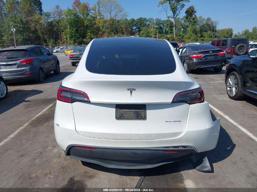 2023 Tesla Model Y Awd/Long Range Dual Motor All-Wheel Drive VIN: 7SAYGDEE8PF633550 Lot: 43292141