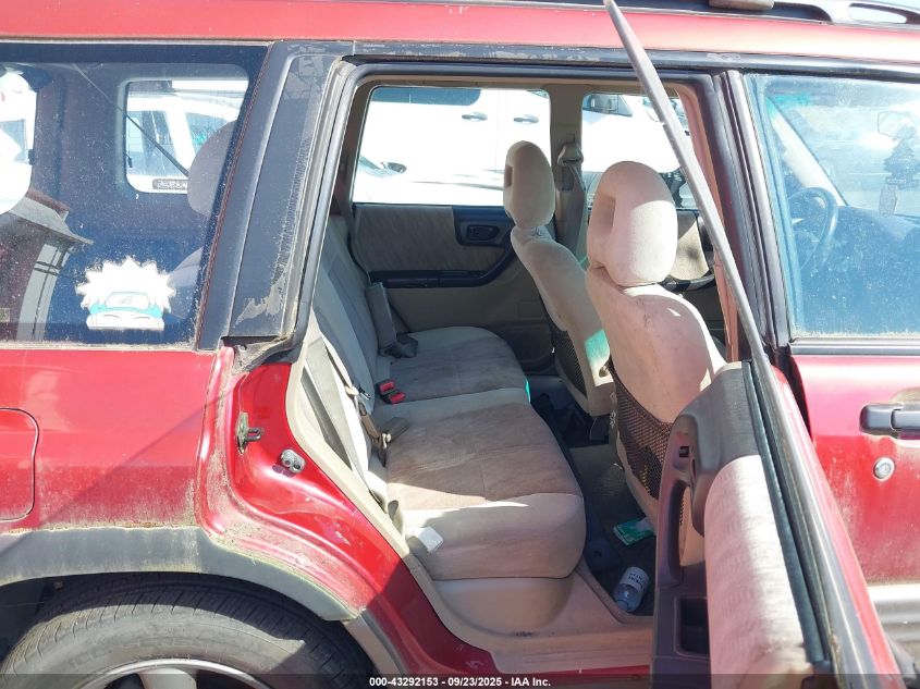 2002 Subaru Forester S VIN: JF1SF655X2H759988 Lot: 43292153