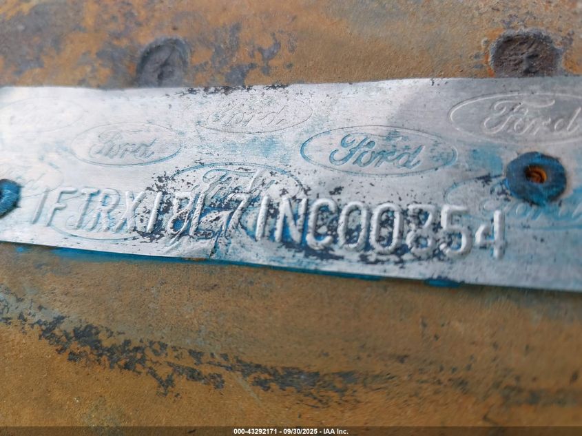 2001 Ford F-150 Lariat/Xl/Xlt VIN: 1FTRX18L71NC00854 Lot: 43292171