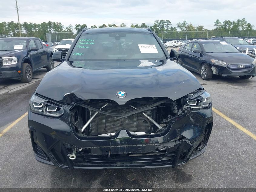 2022 BMW X3 Sdrive30I VIN: 5UX43DP01N9M06571 Lot: 43292198