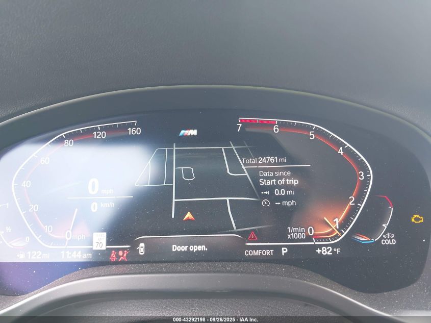 2022 BMW X3 Sdrive30I VIN: 5UX43DP01N9M06571 Lot: 43292198