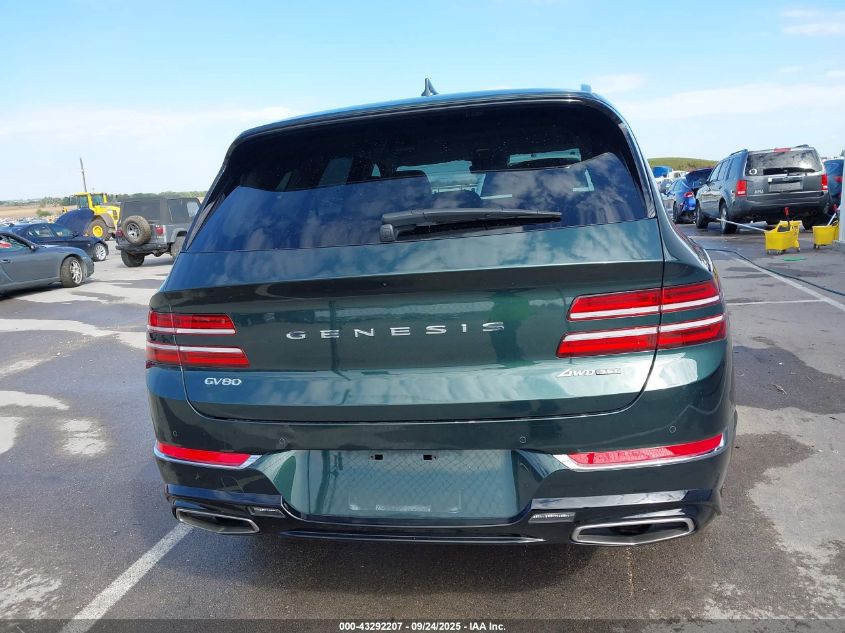2023 Genesis Gv80 3.5T Awd VIN: KMUHCESC7PU115046 Lot: 43292207