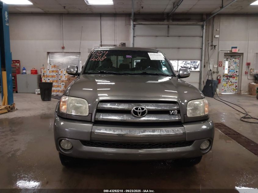 2005 Toyota Tundra Sr5 V8 VIN: 5TBBT44115S458606 Lot: 43292218