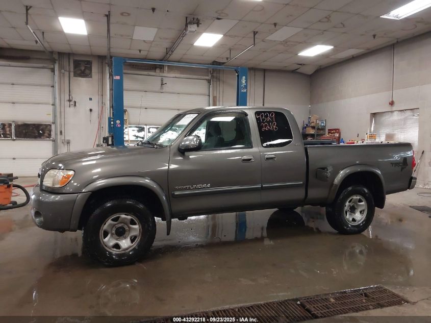 2005 Toyota Tundra Sr5 V8 VIN: 5TBBT44115S458606 Lot: 43292218