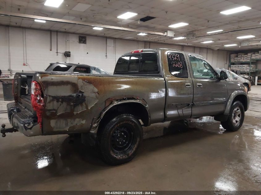 2005 Toyota Tundra Sr5 V8 VIN: 5TBBT44115S458606 Lot: 43292218