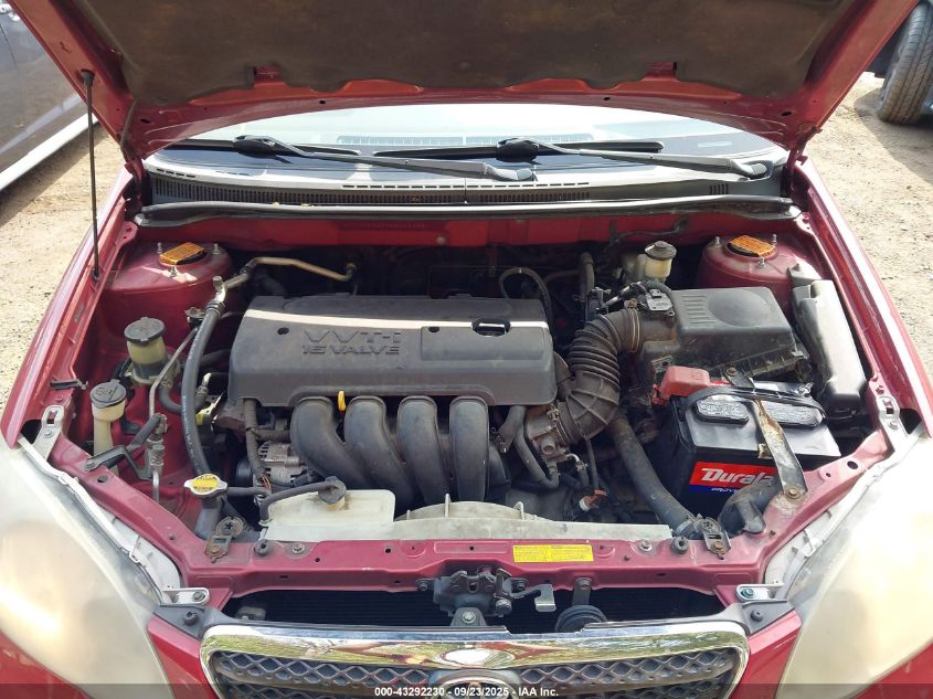 2006 Toyota Corolla Le VIN: JTDBR32EX60069652 Lot: 43292230