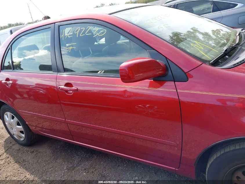 2006 Toyota Corolla Le VIN: JTDBR32EX60069652 Lot: 43292230