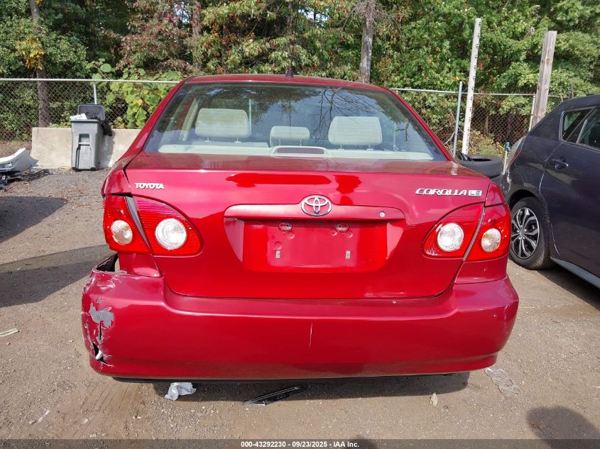 2006 Toyota Corolla Le VIN: JTDBR32EX60069652 Lot: 43292230