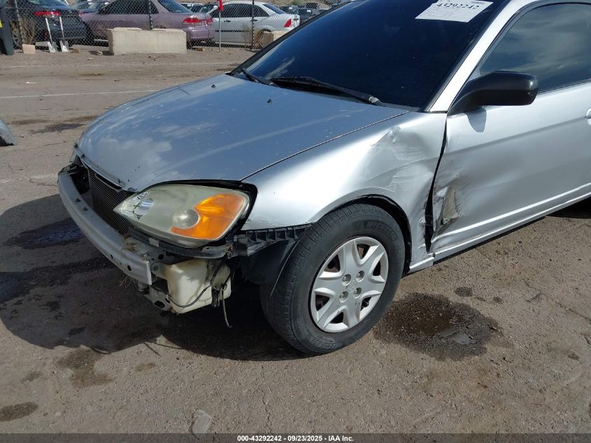 2003 Honda Civic Lx VIN: 1HGEM22503L065580 Lot: 43292242