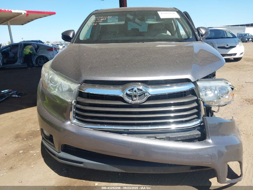 2016 Toyota Highlander Le Plus V6 VIN: 5TDZKRFH4GS149036 Lot: 43292256