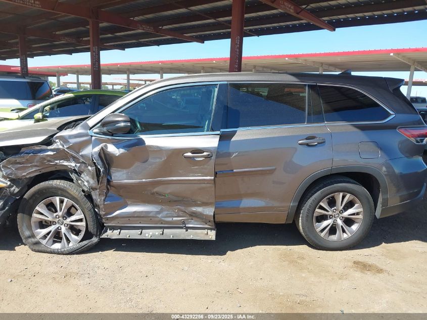 2016 Toyota Highlander Le Plus V6 VIN: 5TDZKRFH4GS149036 Lot: 43292256