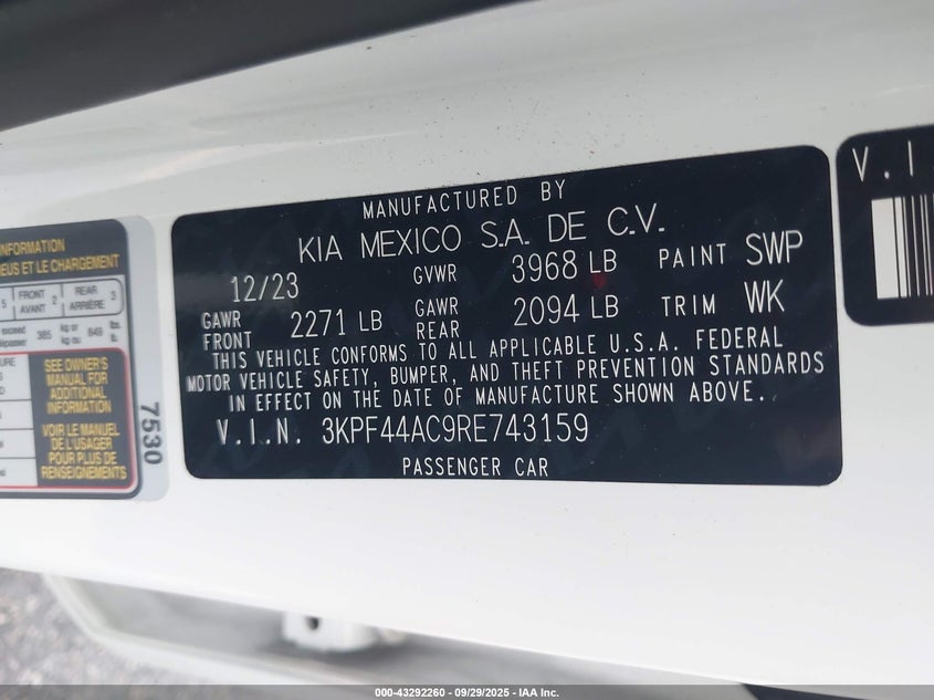 2024 KIA FORTE GT - 3KPF44AC9RE743159