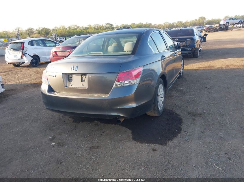 2008 Honda Accord 2.4 Lx VIN: 1HGCP25378A152887 Lot: 43292282