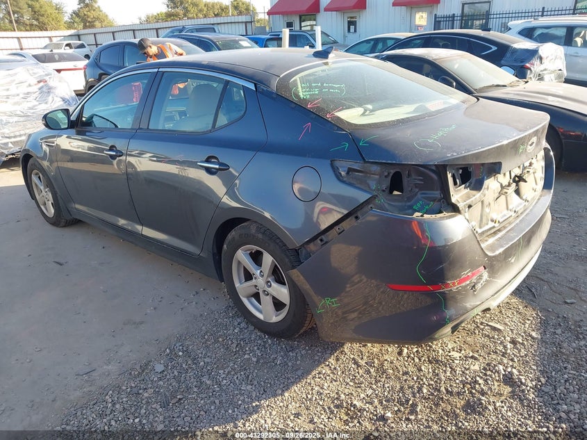2015 Kia Optima Lx blue sedan gasoline KNAGM4A78F5626832 photo #4