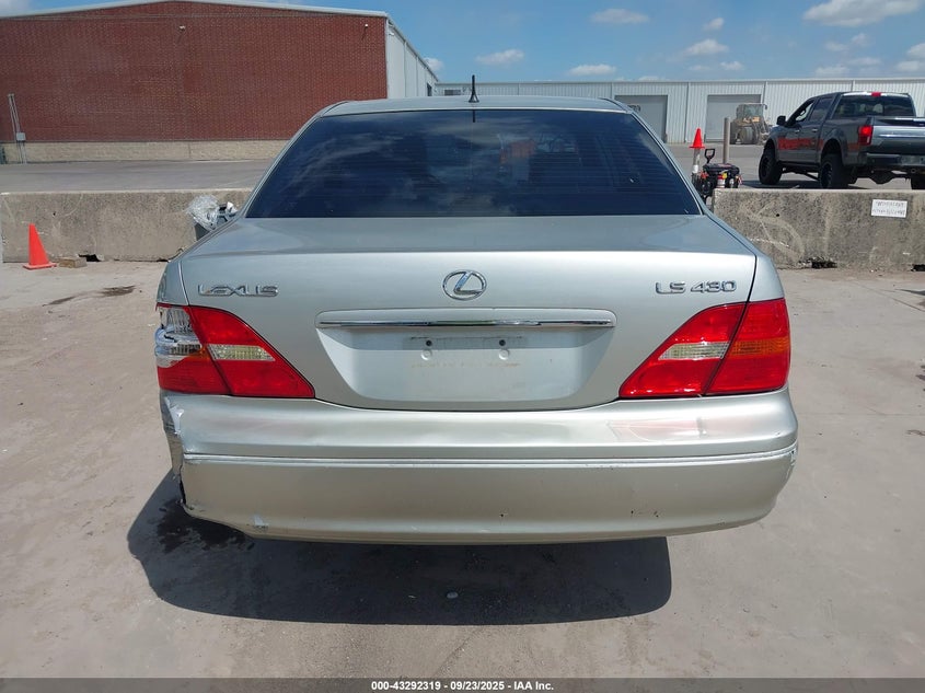 2001 Lexus Ls 430 VIN: JTHBN30FX10039081 Lot: 43292319