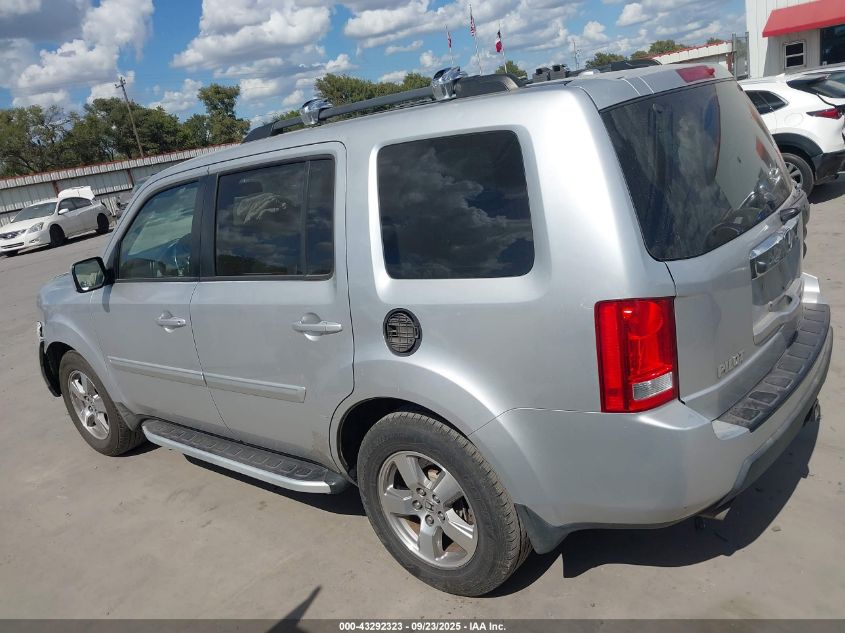 2009 Honda Pilot Ex-L VIN: 5FNYF38599B024444 Lot: 43292323