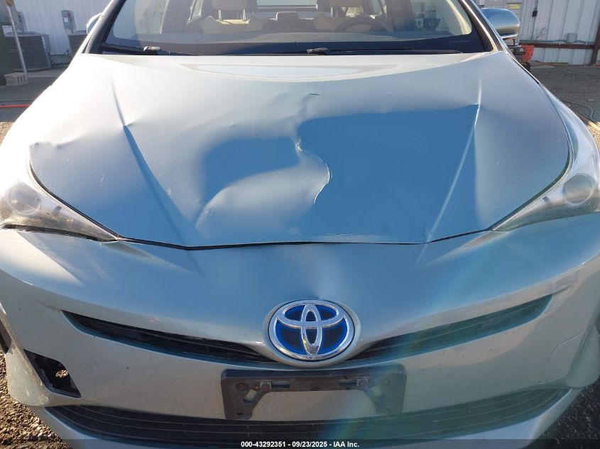 2016 Toyota Prius Two Eco VIN: JTDKARFU5G3525987 Lot: 43292351