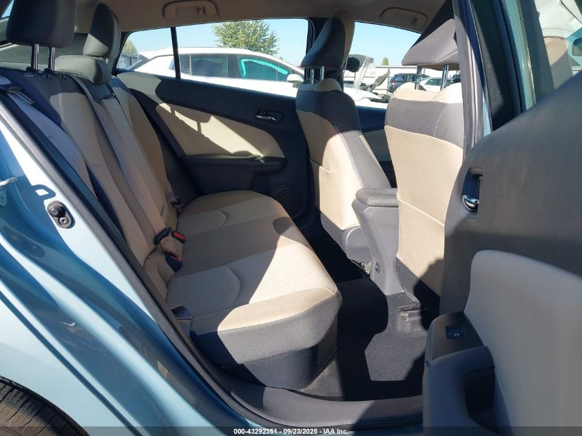 2016 Toyota Prius Two Eco VIN: JTDKARFU5G3525987 Lot: 43292351