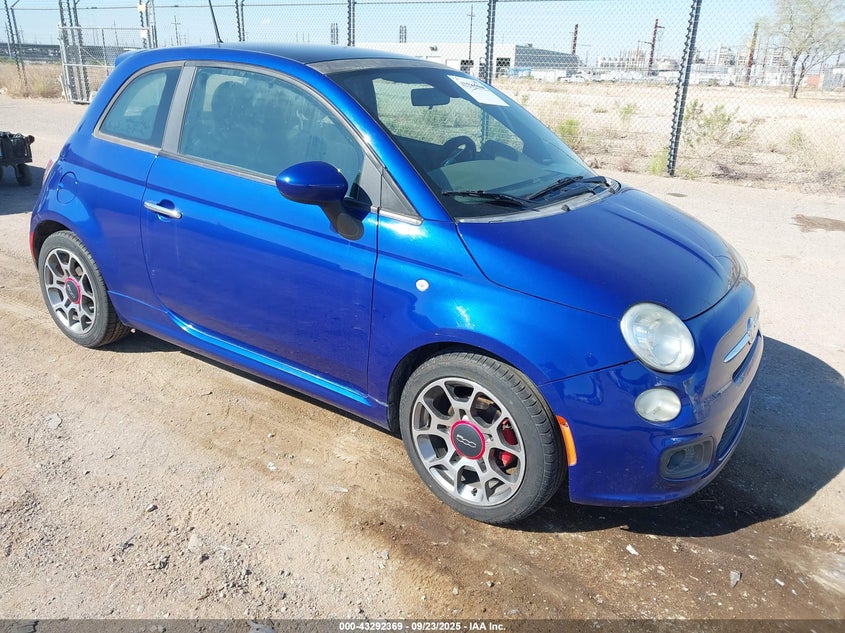 3C3CFFBR6CT194121 2012 Fiat 500 Sport auction photo 1