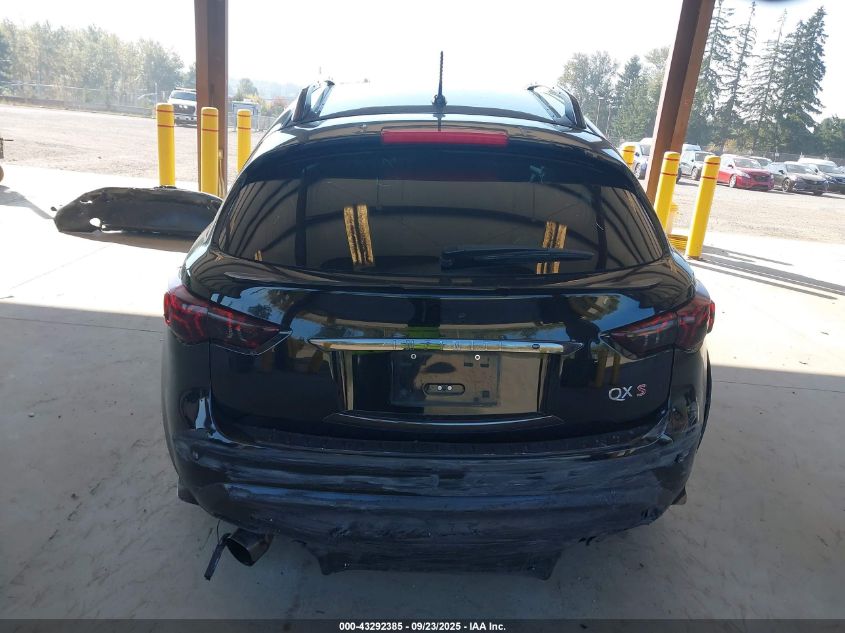 2015 Infiniti Qx70 VIN: JN8CS1MW2FM483542 Lot: 43292385