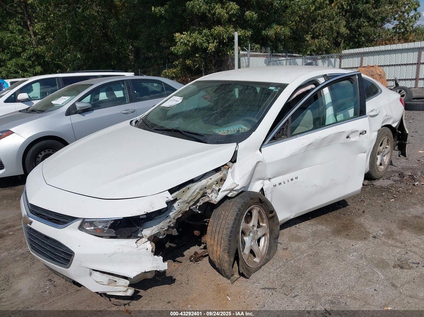 2016 Chevrolet Malibu Ls VIN: 1G1ZB5ST9GF198518 Lot: 43292401