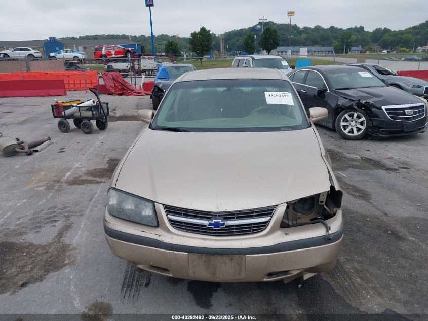 2004 Chevrolet Impala VIN: 2G1WF52E849306351 Lot: 43292492