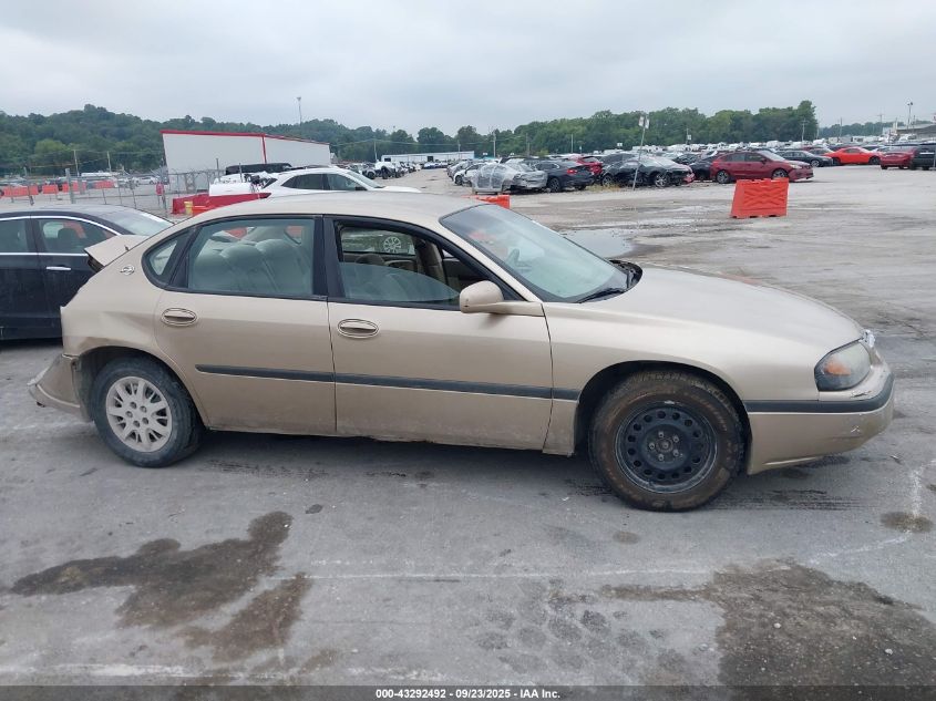 2004 Chevrolet Impala VIN: 2G1WF52E849306351 Lot: 43292492
