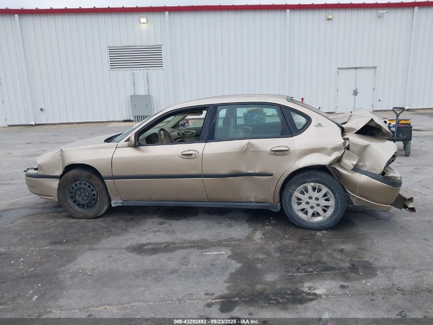 2004 Chevrolet Impala VIN: 2G1WF52E849306351 Lot: 43292492