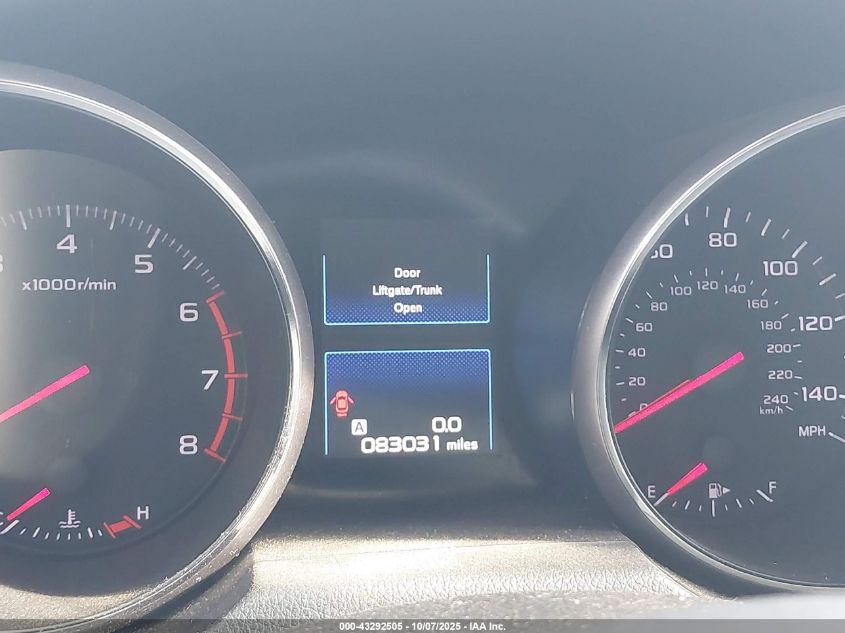 2015 Subaru Outback 2.5I VIN: 4S4BSAACXF3337327 Lot: 43292505