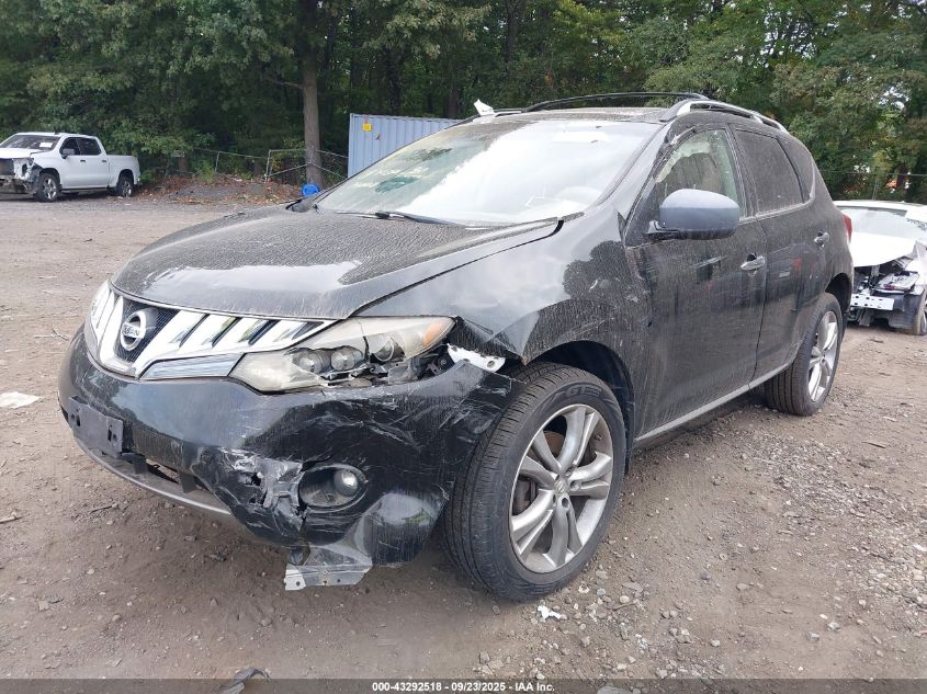 2009 Nissan Murano Le VIN: JN8AZ18W09W107539 Lot: 43292518