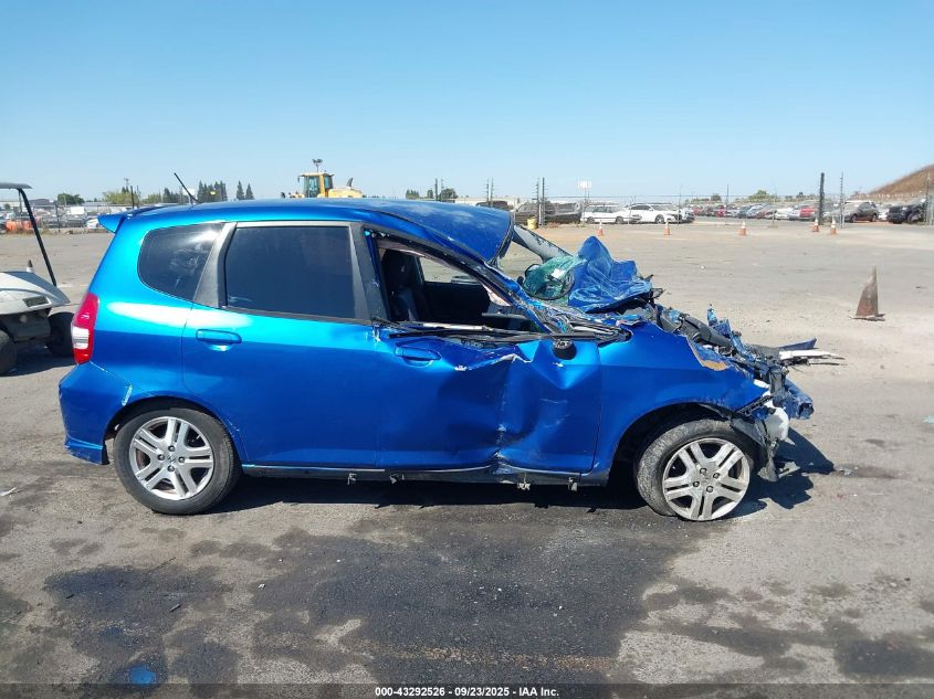 2008 Honda Fit Sport VIN: JHMGD38608S016064 Lot: 43292526