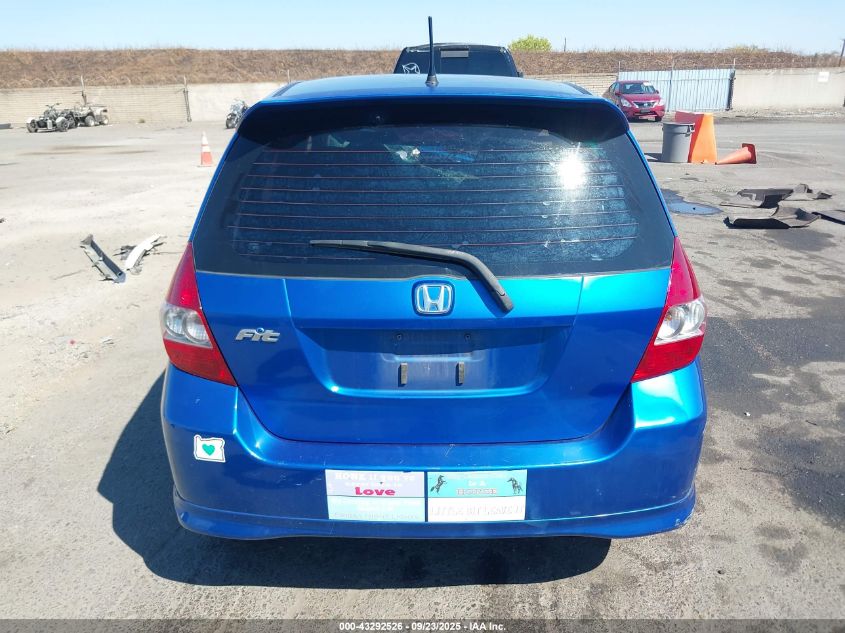2008 Honda Fit Sport VIN: JHMGD38608S016064 Lot: 43292526