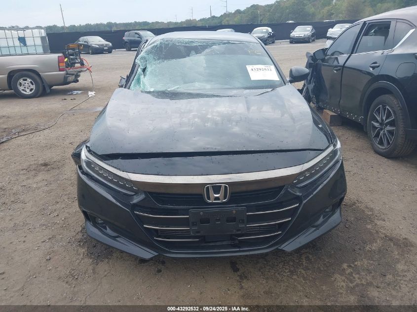 2021 Honda Accord Sport VIN: 1HGCV1F32MA110555 Lot: 43292532