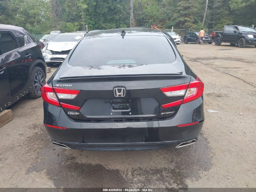 2021 Honda Accord Sport VIN: 1HGCV1F32MA110555 Lot: 43292532