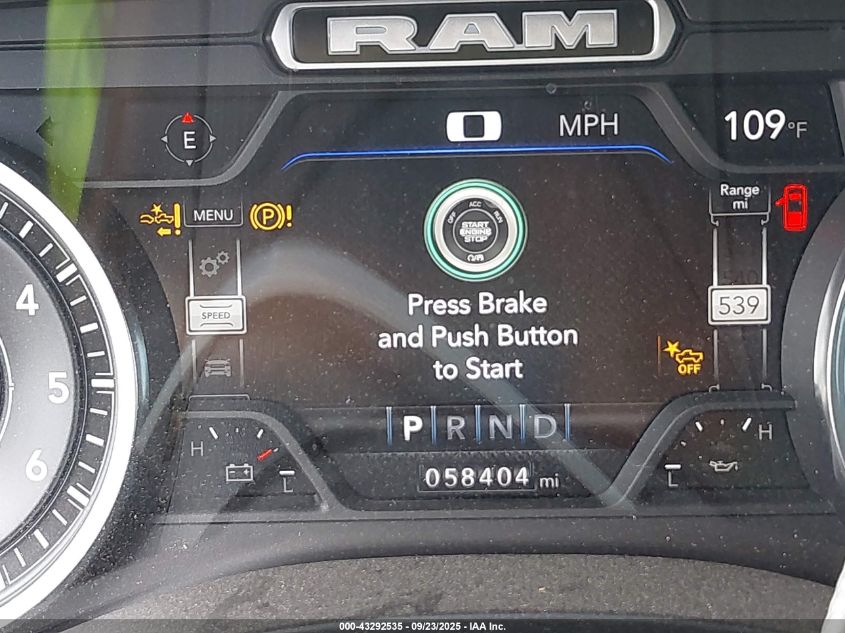 2022 RAM 1500 LARAMIE  4X4 5'7 BOX 1C6SRFJT6NN400432