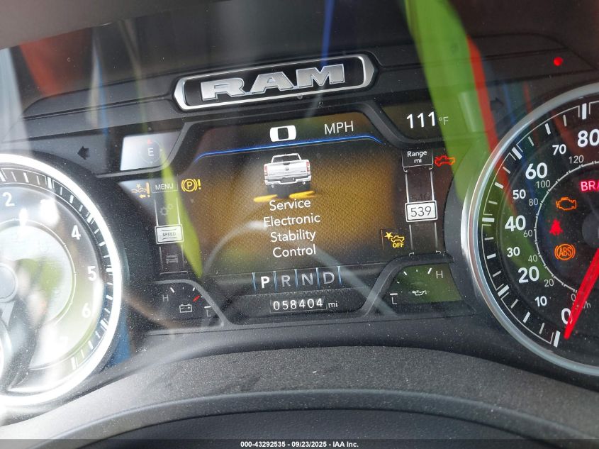 2022 RAM 1500 LARAMIE  4X4 5'7 BOX 1C6SRFJT6NN400432