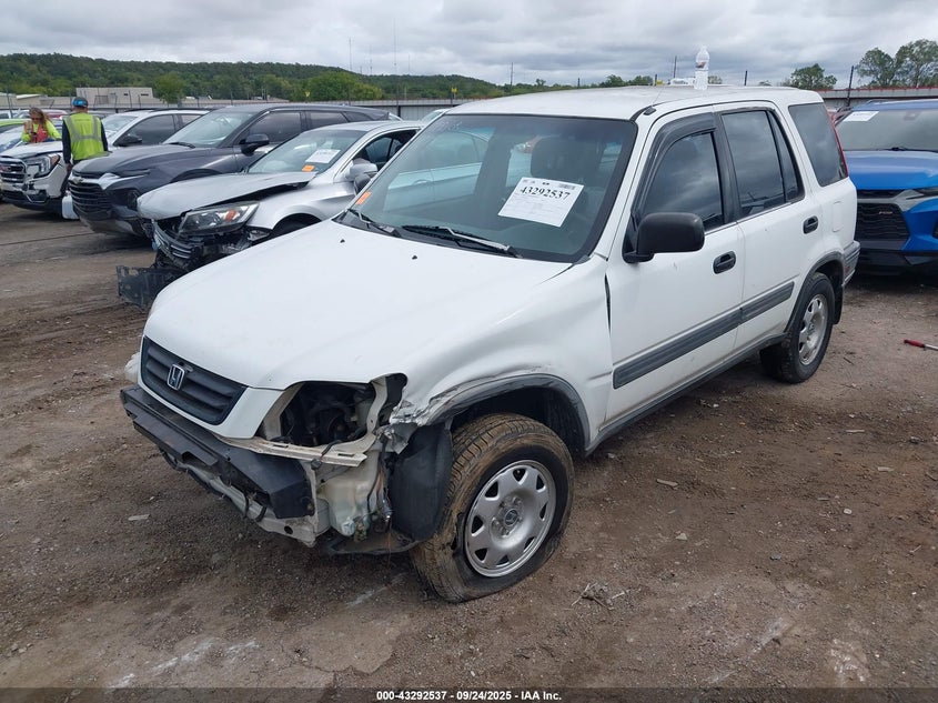 2000 Honda Cr-V Lx white other gasoline JHLRD1844YC016451 photo #3