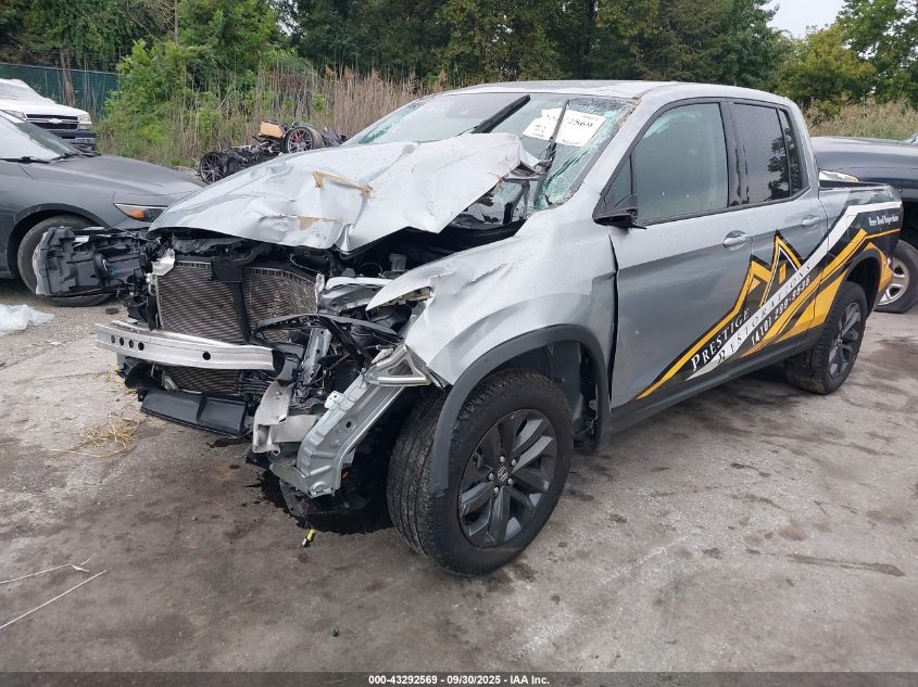 2025 Honda Ridgeline Sport VIN: 5FPYK3F19SB008785 Lot: 43292569