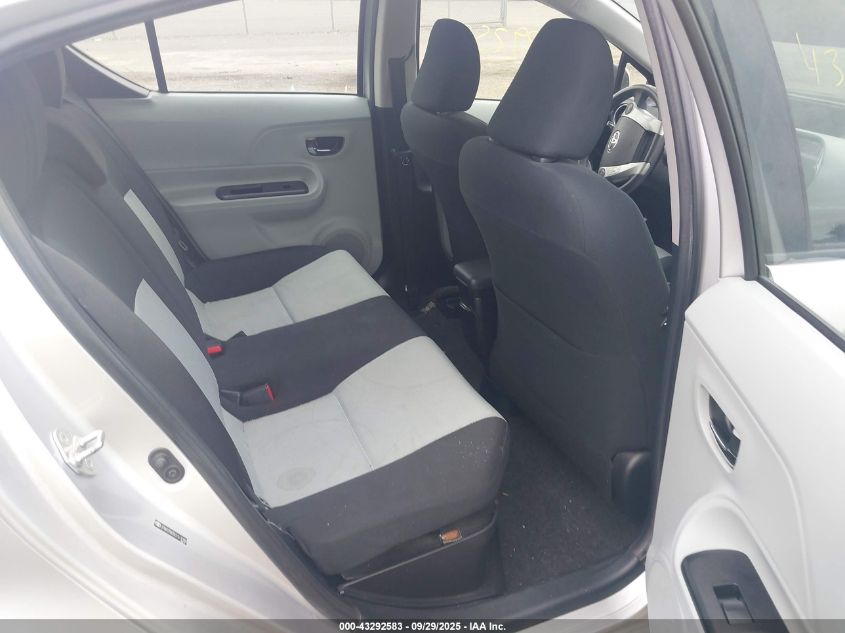 2012 Toyota Prius C Three VIN: JTDKDTB35C1011080 Lot: 43292583