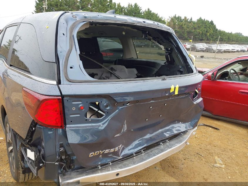 2025 Honda Odyssey Ex-L VIN: 5FNRL6H66SB070617 Lot: 43292627