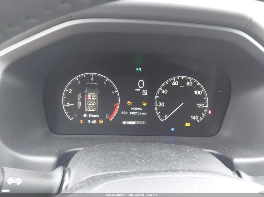 2025 Honda Odyssey Ex-L VIN: 5FNRL6H66SB070617 Lot: 43292627